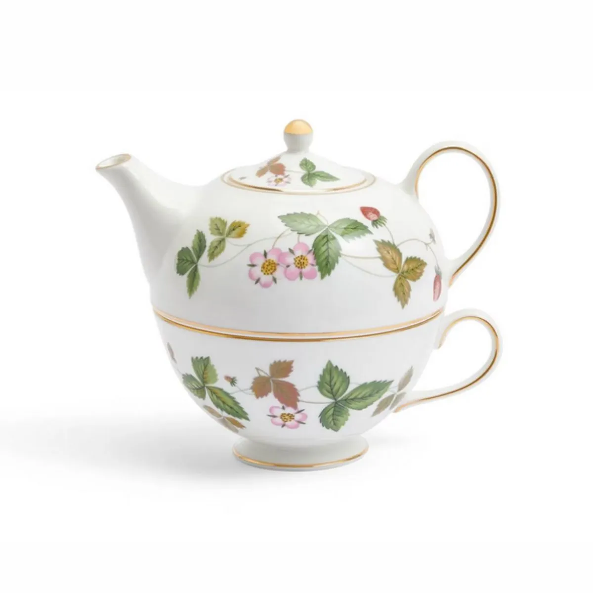 WW WILD STRAWBERRY  Набор 3пр. (чайник, чашка, блюдце)