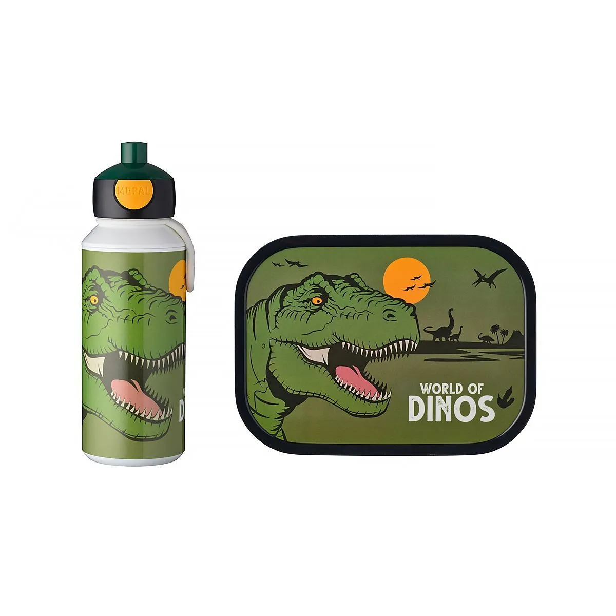 Mepal Campus Бутылка и ланч-бокс dino 
