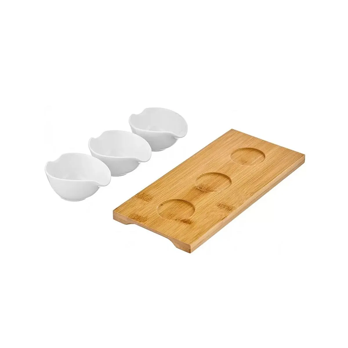 Walmer Менажница Bamboo трехсекционная 25x12см