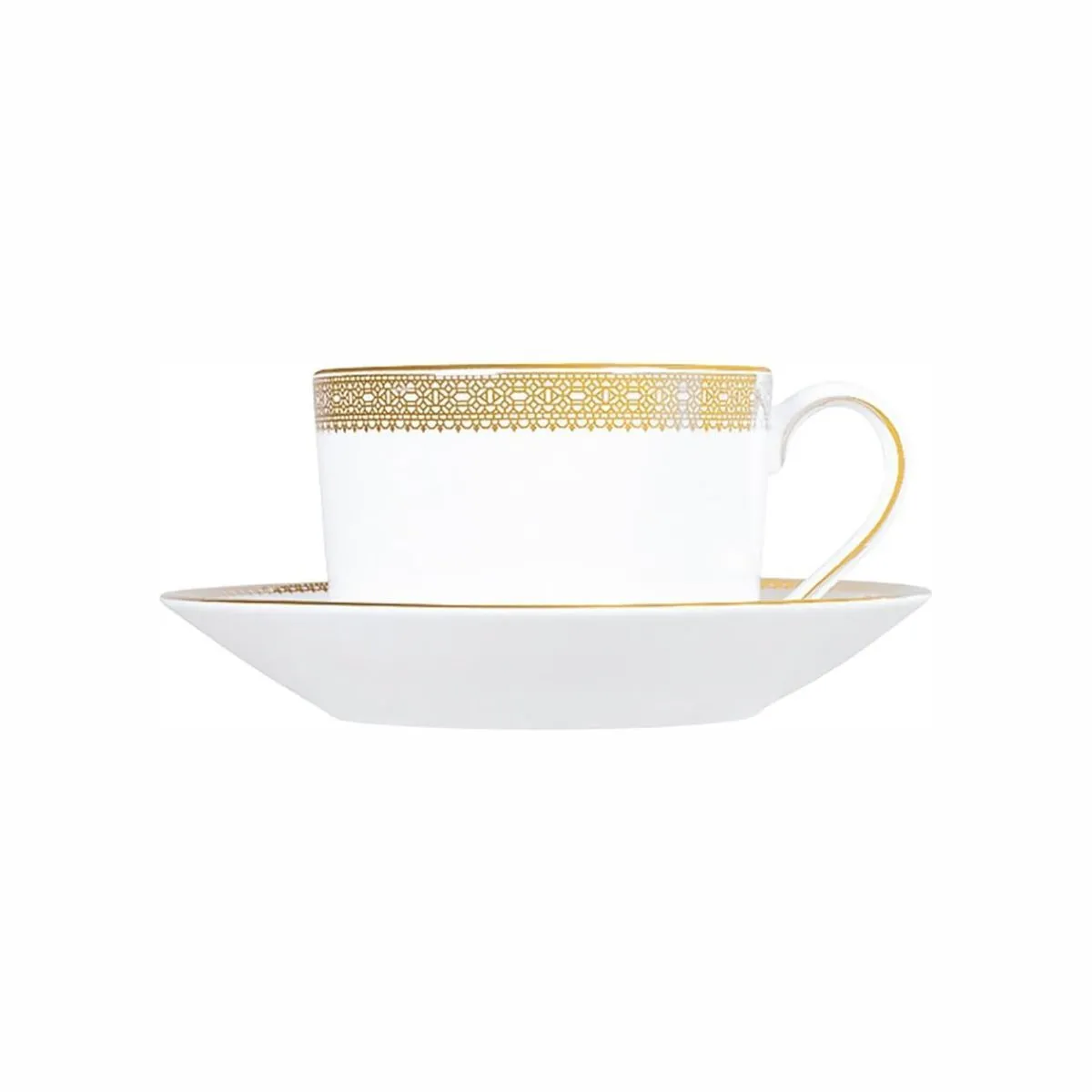 WW VERA WANG LACE GOLD Чашка + блюдце
