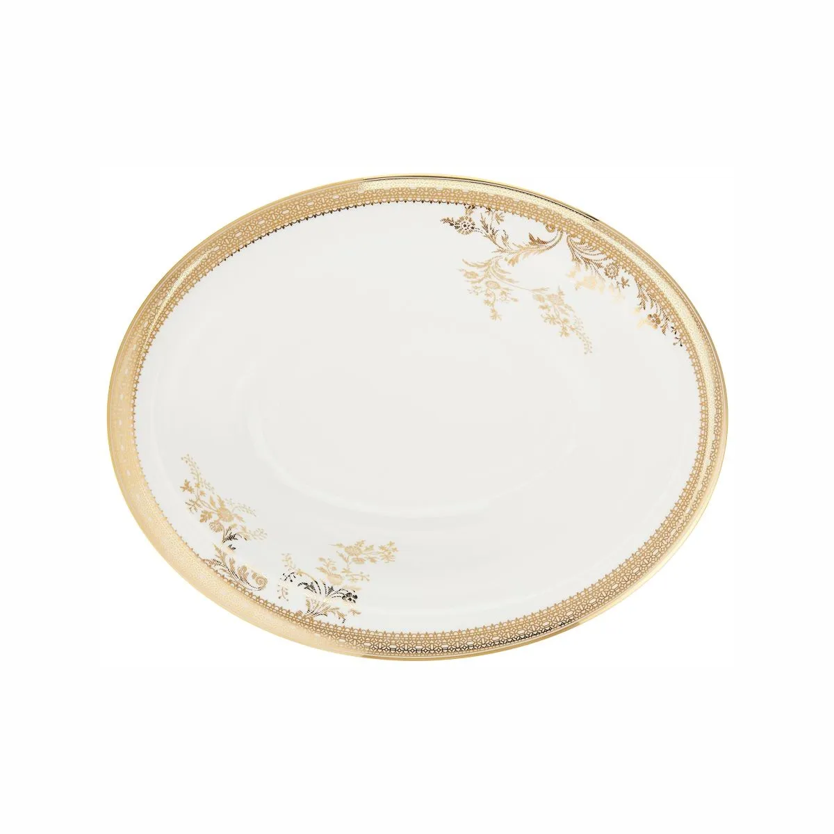WW VERA WANG LACE GOLD Блюдо oвальное 35см