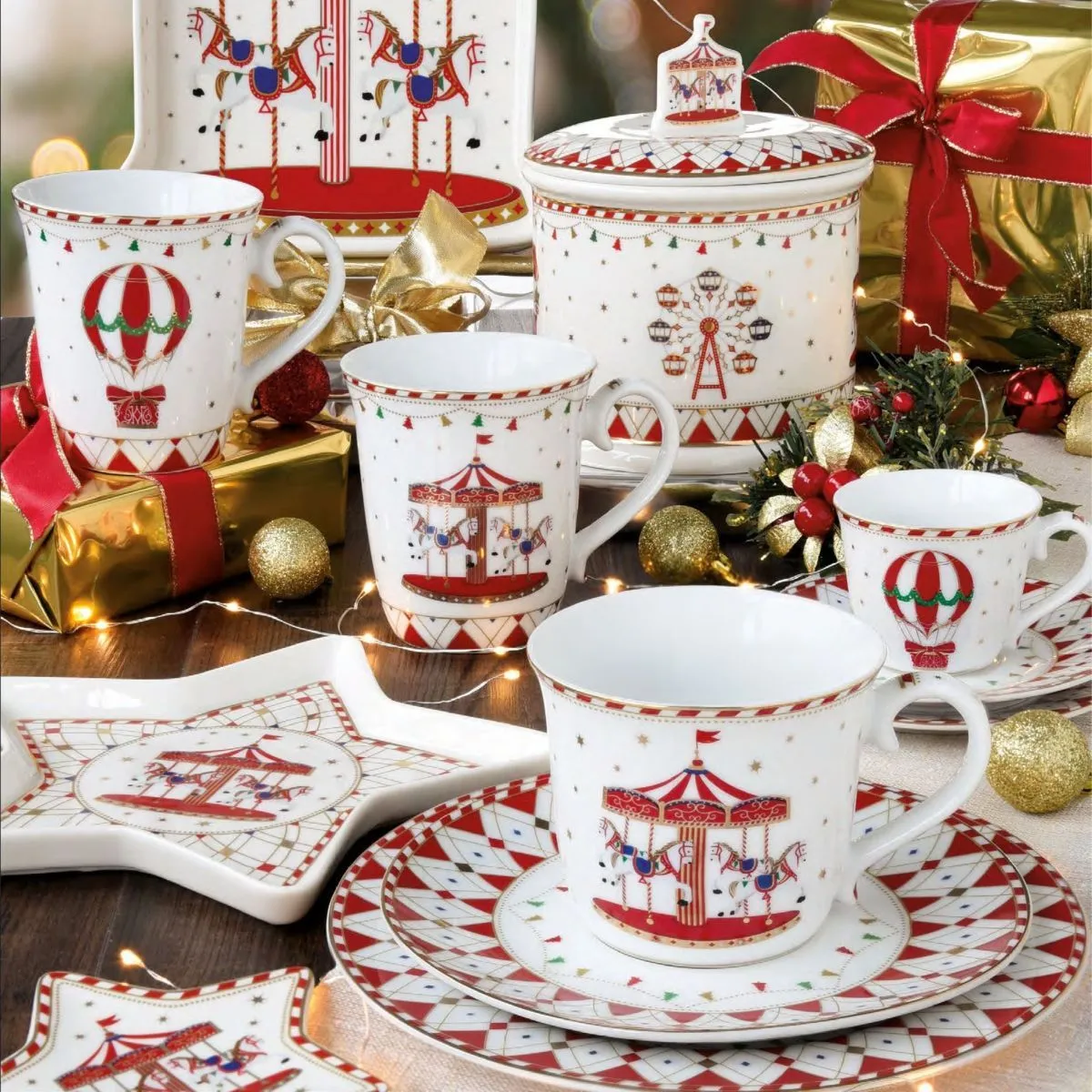 EL Christmas Wond Блюдо-карусель 23,5х20см