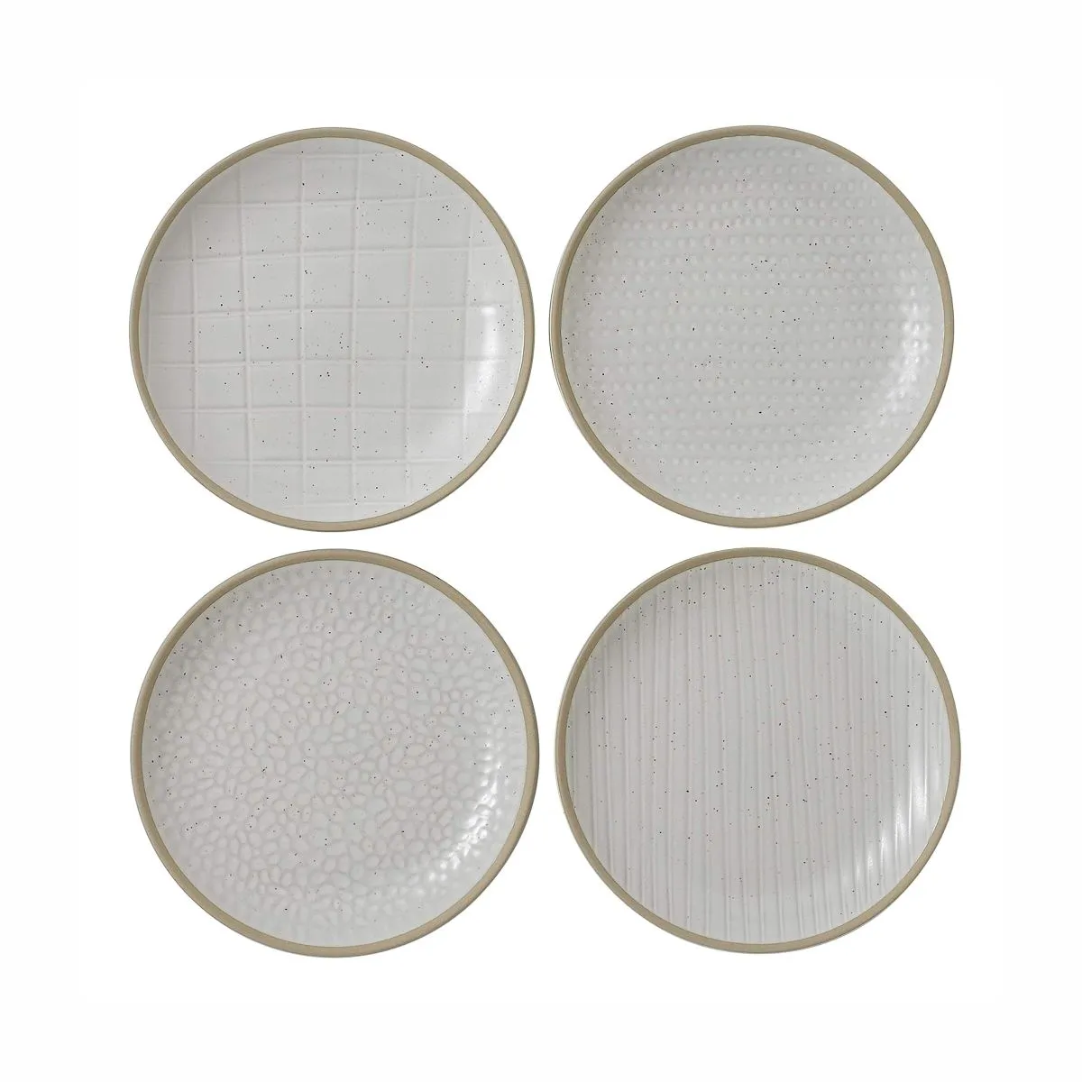 RD MAZE GRILL Набор 4 тарелки 16см White