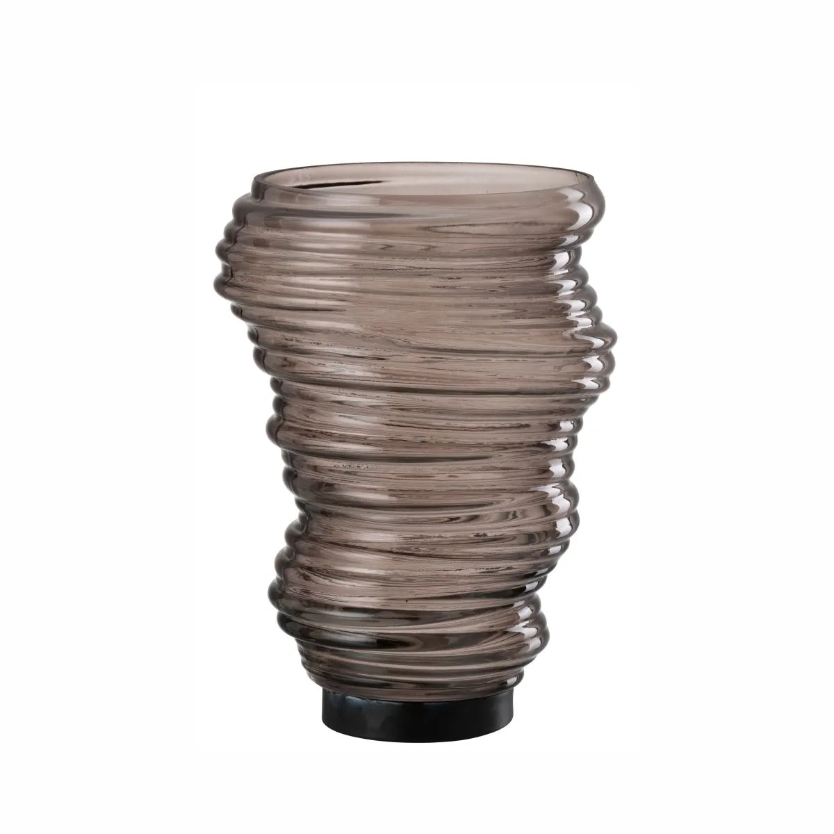 J-Linе Ваза Tornado 20x20x27,5cm стекло 48696