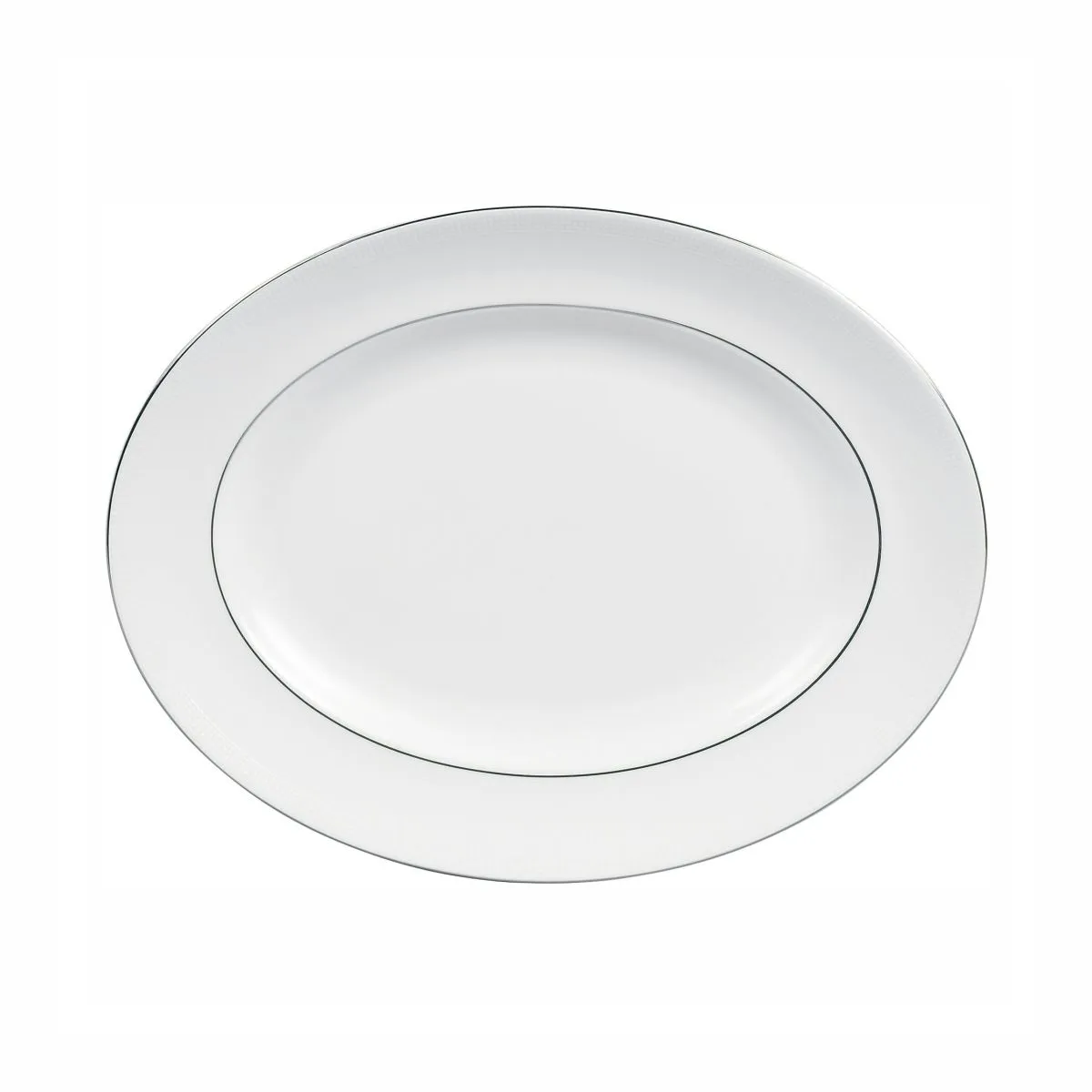 WW VERA WANG BLANC SUR BLANC  Блюдо oвальное 35см