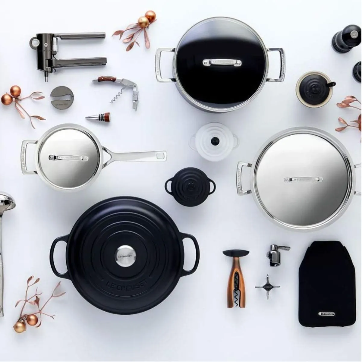LeCreuset Кастрюля с крышкой 28см 8,8л Non-Stick