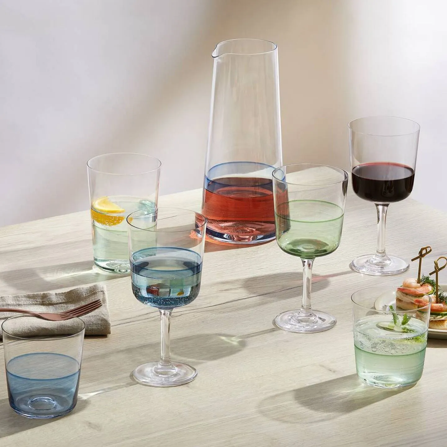 RD 1815 Blue GLASS Кувшин 1,35л