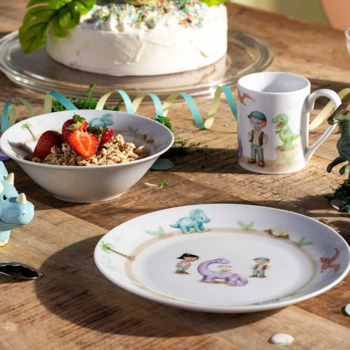 LD Bambini Avventura Набор посуды 3пр dino 022805