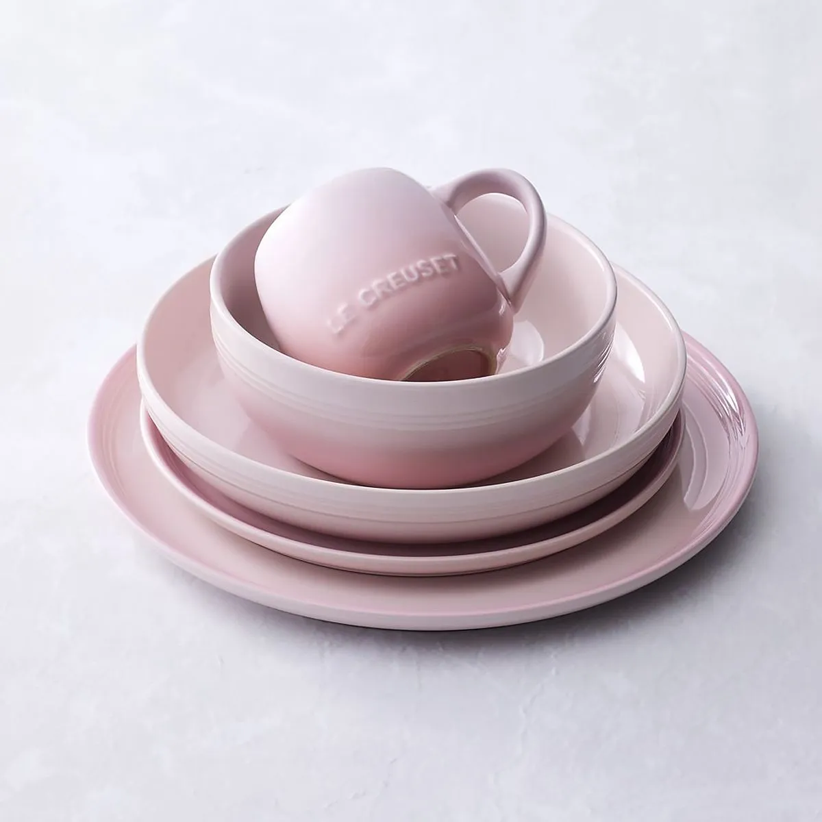 LeCreuset Чаша для каши 770 мл Coupe керамика SHELL PINK