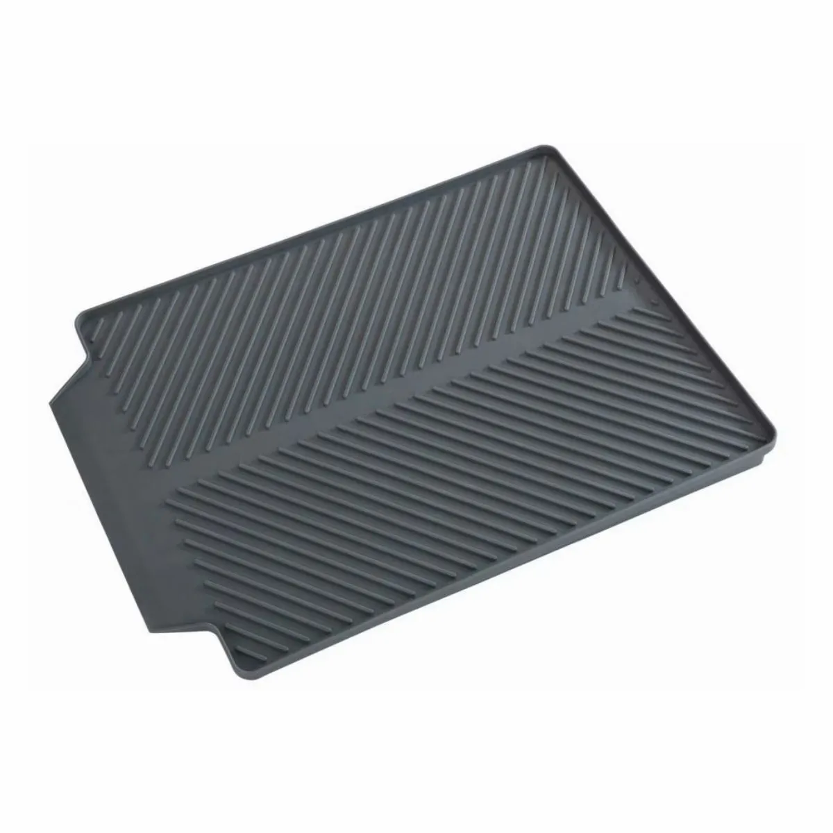Wenko Коврик для посуды Linea 40x30x3cm серый 54703100