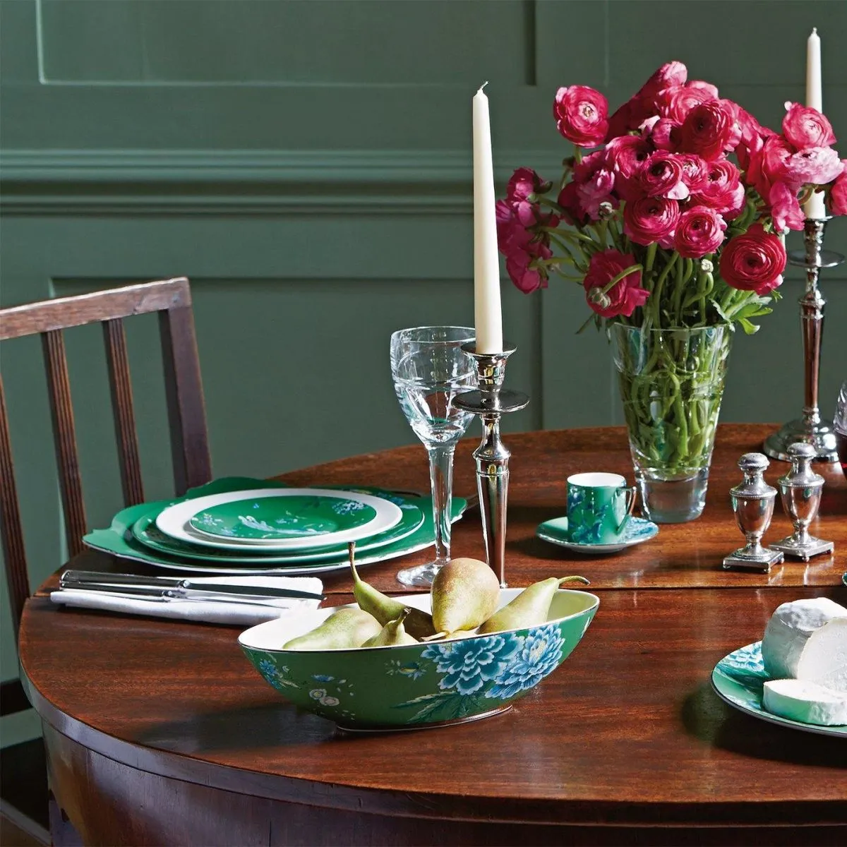 WW JC Chinoiserie Салатник 30см зеленый 50132709746
