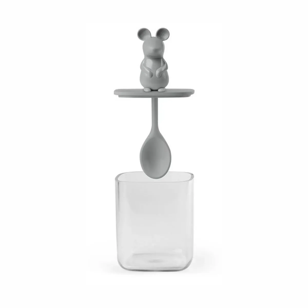 Qualy Банка Lucky Mouse с ложкой 250мл