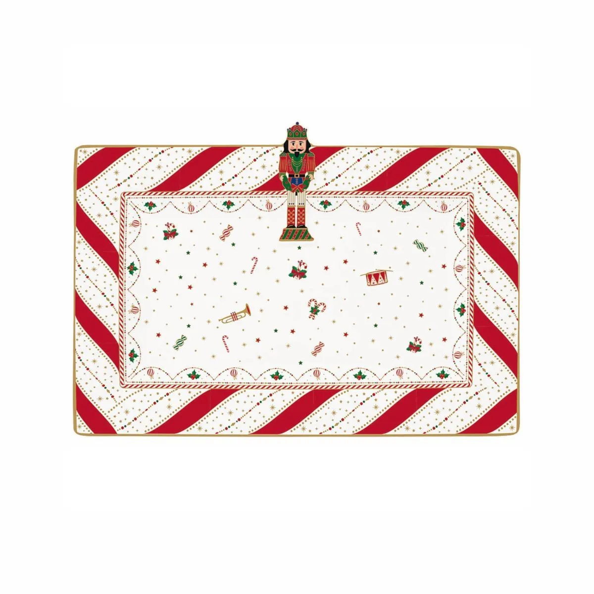 EL Nutcracker Twist Блюдо 36x24см