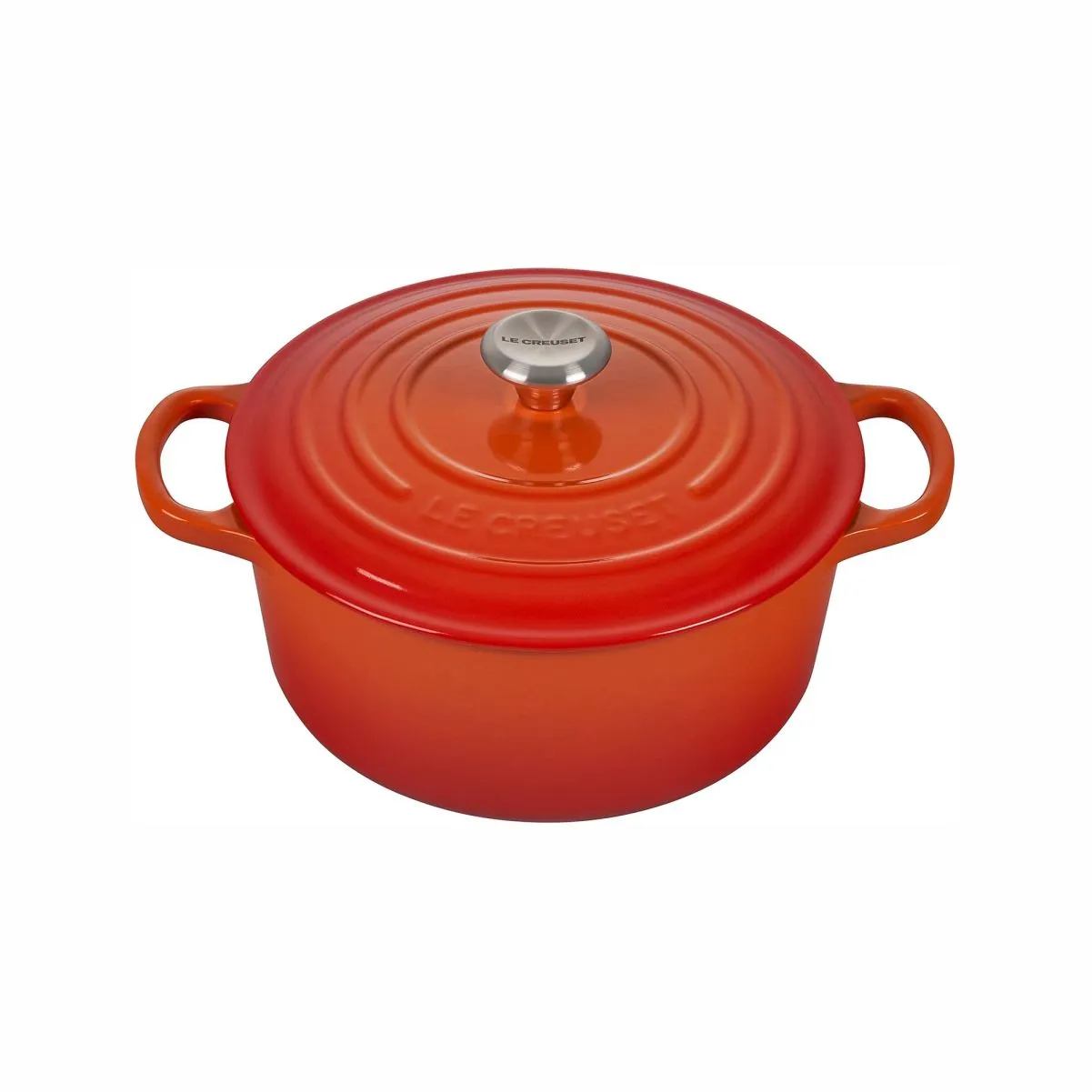 LeCreuset Кастрюля круглая S 22см, 3.3 л оранжевый