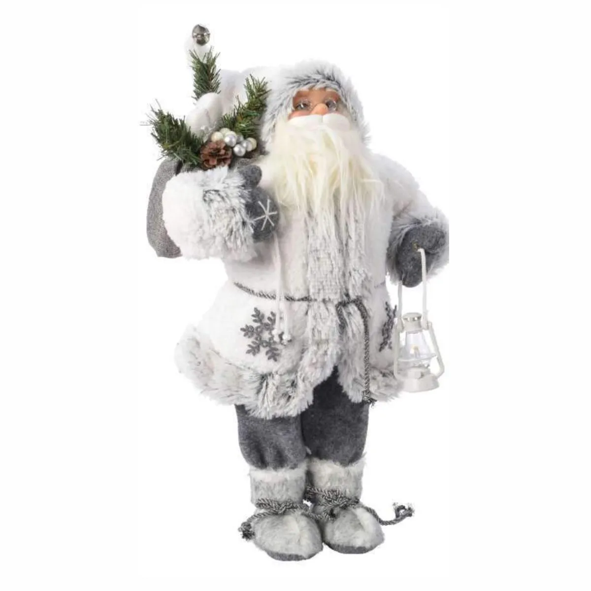 Kaemingk Фигура Санта Снежинка 60см 560153