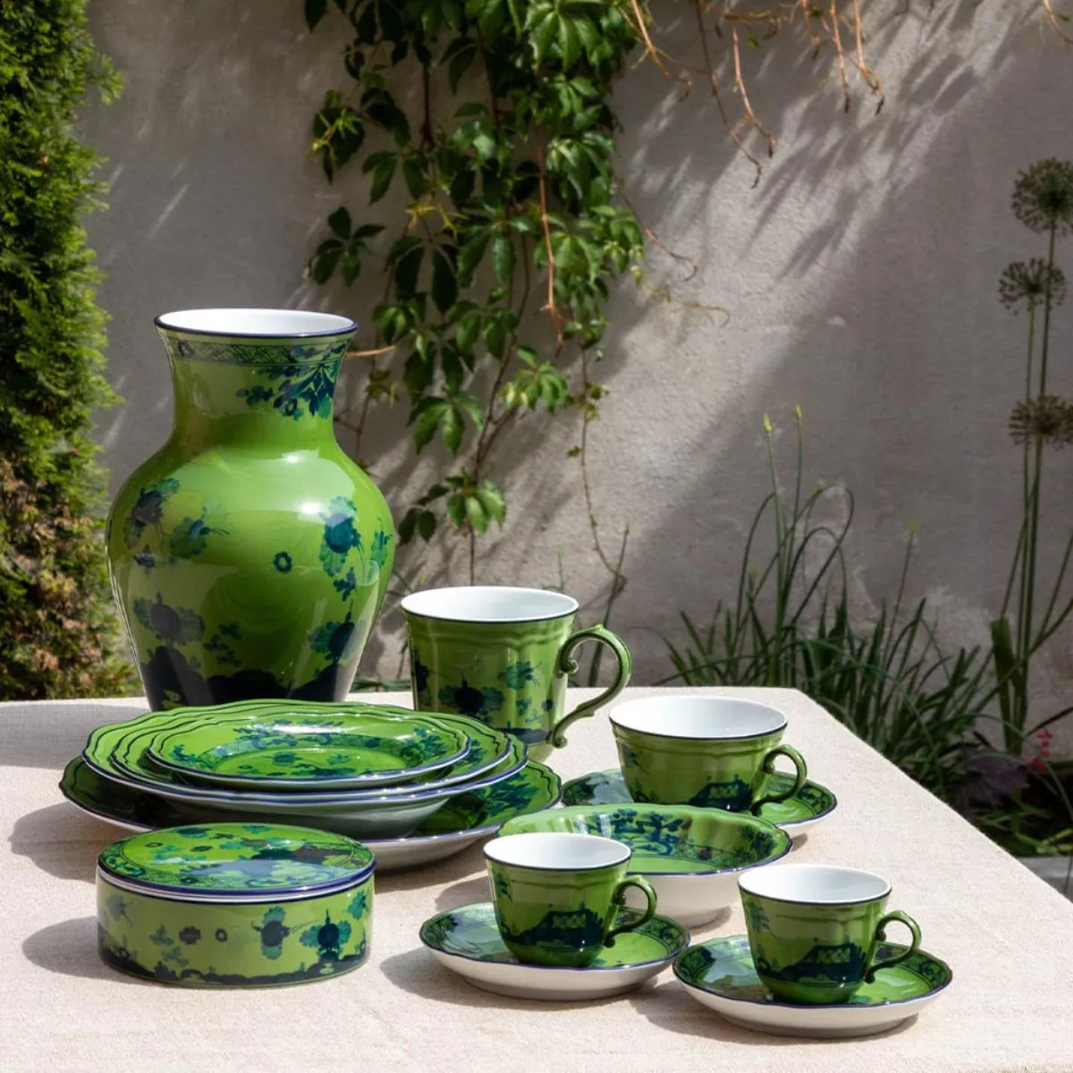 Ginori Oriente Italiano MALACHITE Тарелка суповая 24см