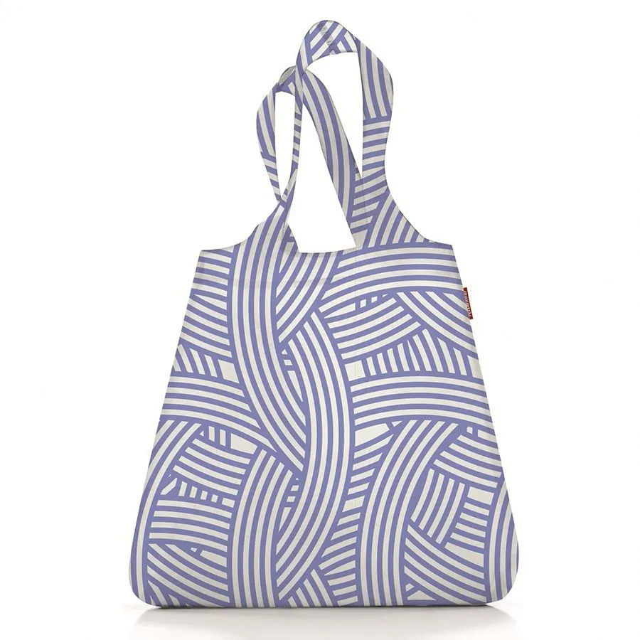 Reisenthel Сумка Mini maxi shopper zebra складная  AT0033B blue