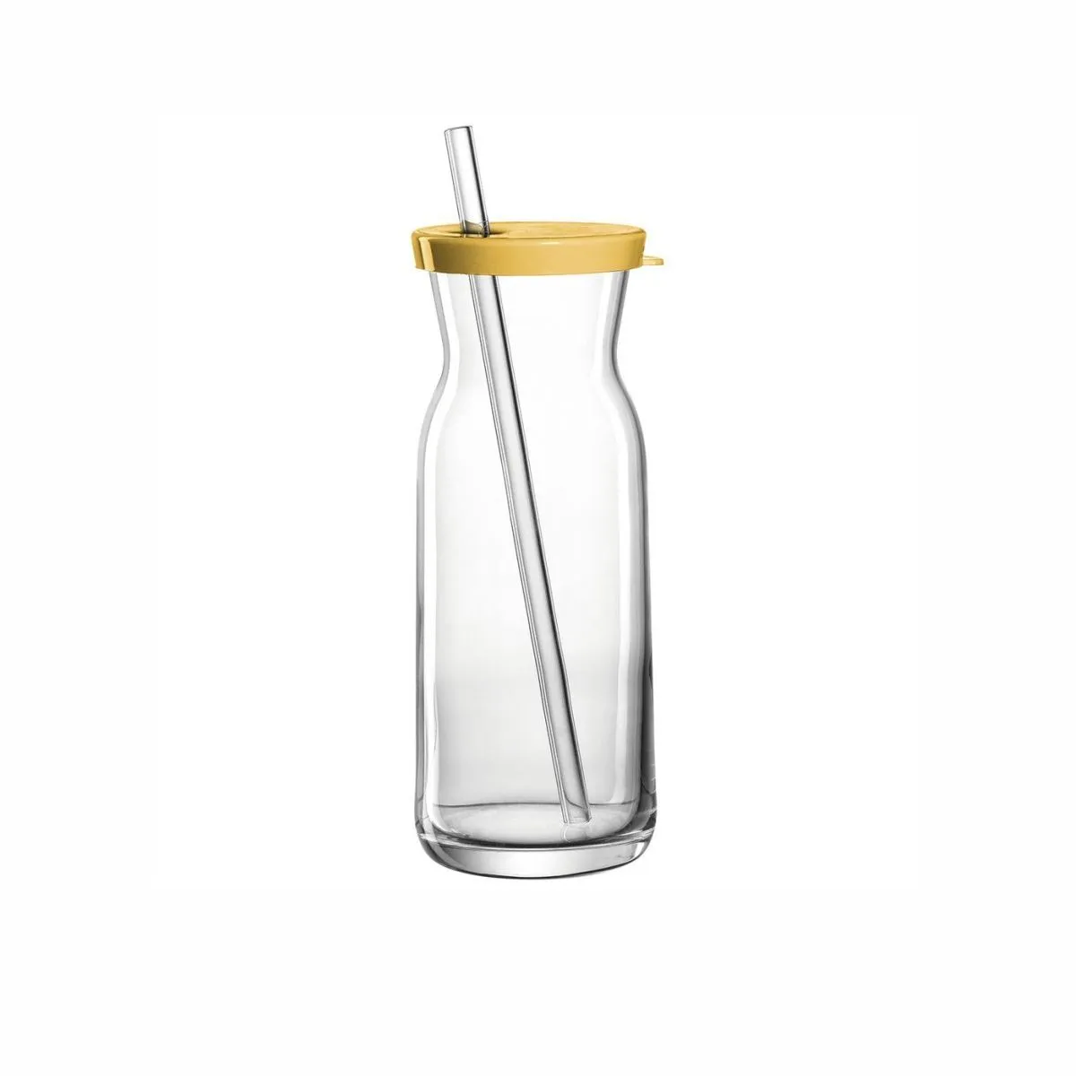 LD Colorrata Бутылка с трубочкой 250мл yellow 021203