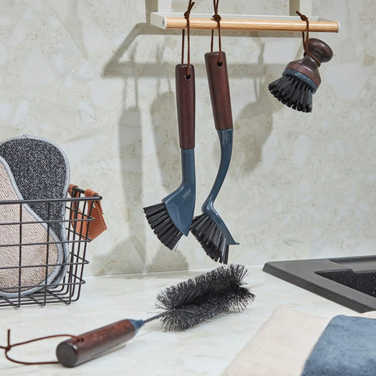 Smart Solutions Ершик Cleans для посуды 34см 