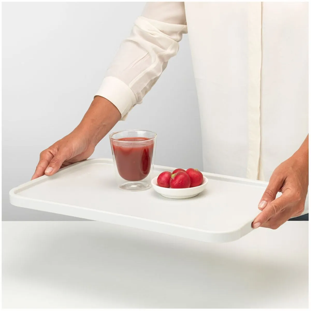 Brabantia Tasty+ Доска разделочная+сервировочный поднос 123146