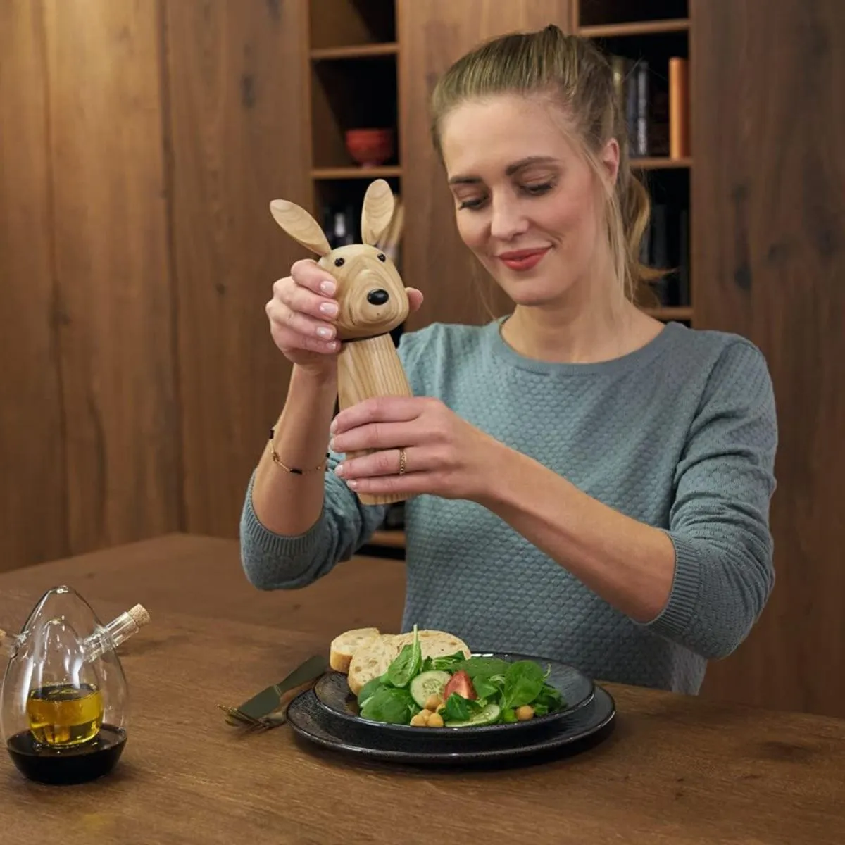 LD Мельница д/специй 25см дерево Cucina rabbit 018699
