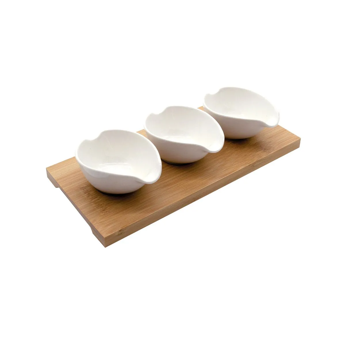 Walmer Менажница Bamboo трехсекционная 25x12см